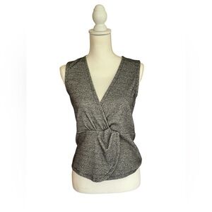 NEW J.Crew 365 Bouclé Knit Tank Charcoal Size XS